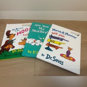 Set of 3- Dr. Seuss Children's Book Set
